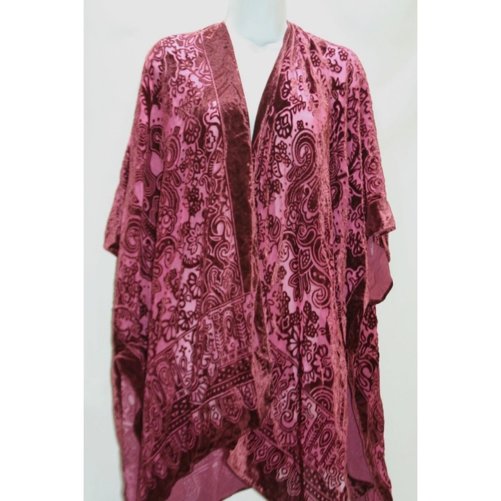 Urban Outfitters Pink and Brown Paisley Wrap